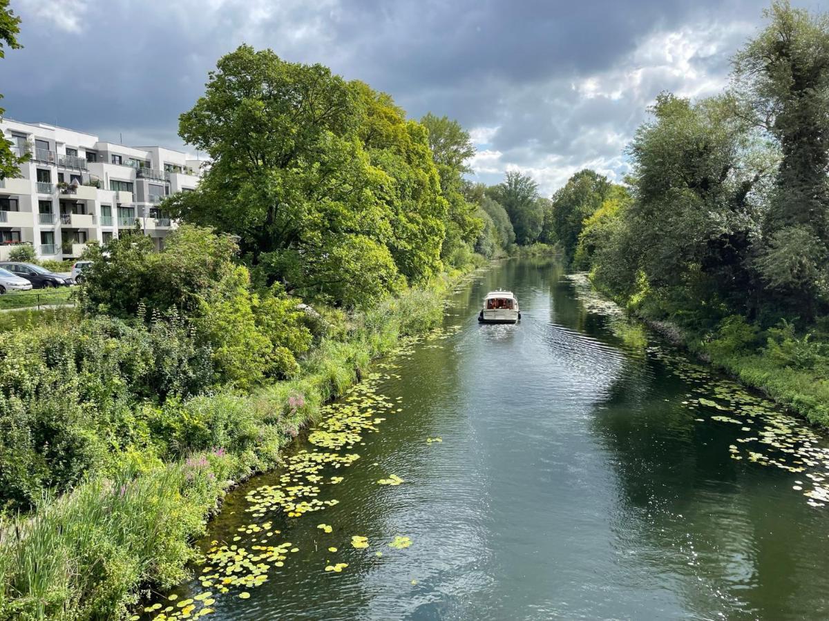 Wohnen In Loriots Wasserstadt Mit Kamin Und Magentatv Appartement Brandenburg  Buitenkant foto